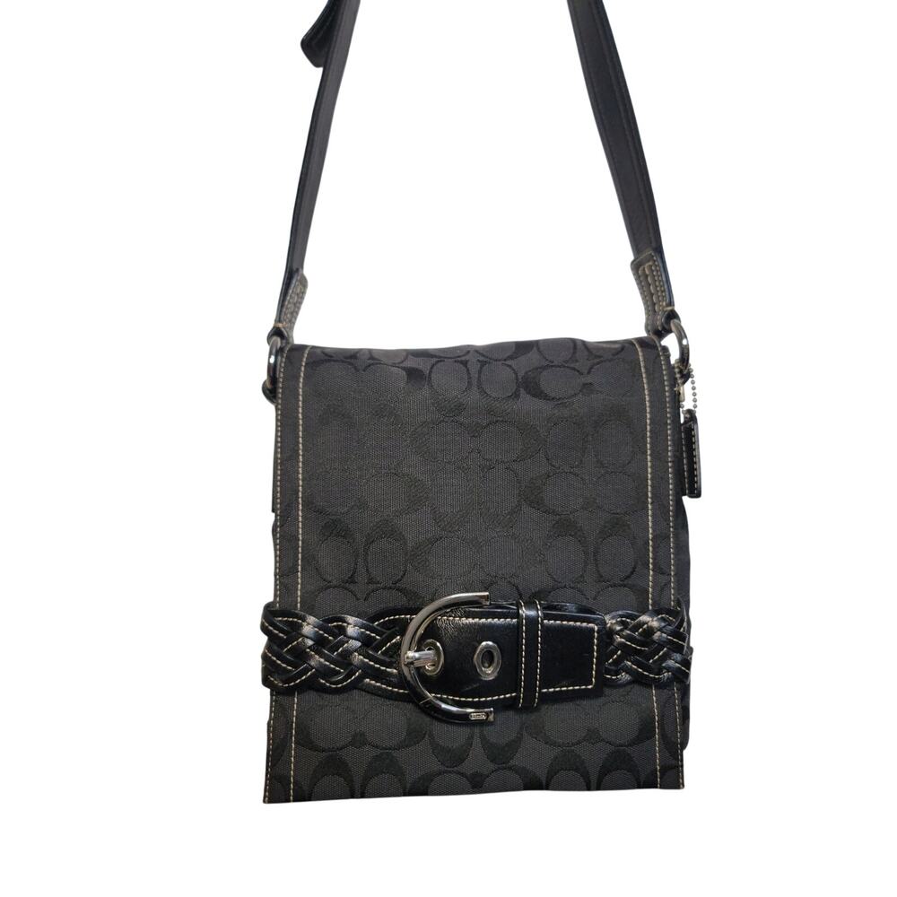 Y2K Coach Soho Mini Signature flap shoulder bag